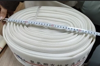 Tuyau d'incendie pliable agricole en PVC avec doublure en PVC, accessoires d'équipement de lutte contre l'incendie en toile de couleur blanche