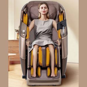 Fauteuil de massage intelligent et moderne en cuir, portable, avec fonction chauffante, 3D, zéro gravité, corps entier - Product Image 3