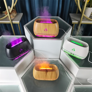 Humidificador de habitación de aromaterapia ultrasónico alimentado por USB, luz de llama, difusor de piedra de sal LED, <span class=keywords><strong>atomizador</strong></span> DE APLICACIÓN DE Hotel y <span class=keywords><strong>coche</strong></span> sin agua - Product Image 3