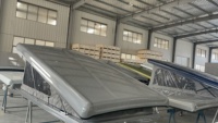 Système de toit relevable pour caravane/VR, conception OEM, avec cadre de lit extérieur étanche automatique/manuel en fibre de verre