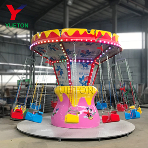 Mini Columpios para Niños <span class=keywords><strong>de</strong></span> 12 Asientos, Sillas Voladoras para Interiores, Atracciones <span class=keywords><strong>de</strong></span> Parque <span class=keywords><strong>de</strong></span> Diversiones, Especial para Licitaciones Gubernamentales en Oferta - Product Image 4