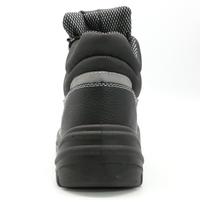 Chaussures de sécurité industrielles MAXITOUGH en cuir de vachette pleine fleur embossé, respirantes, avec embout en acier, logo personnalisé, injection PU, S3