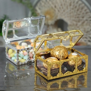 Nueva Caja de Regalo de Boda Creativa, Caja de Dulces de Plástico Calado, Caja de Tesoros, Caja de Embalaje de Acrílico para Dulces de Chocolate para Fiestas de Boda - Product Image 5
