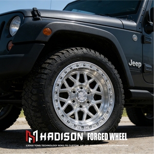 Rines Todoterreno Forjados con Beadlock de Alto Rendimiento, Personalizados 5x127 de 19, 20, 21 y <span class=keywords><strong>22</strong></span> Pulgadas, Directo de Fábrica para Jeep Wrangler <span class=keywords><strong>Rubicon</strong></span> - Product Image 1