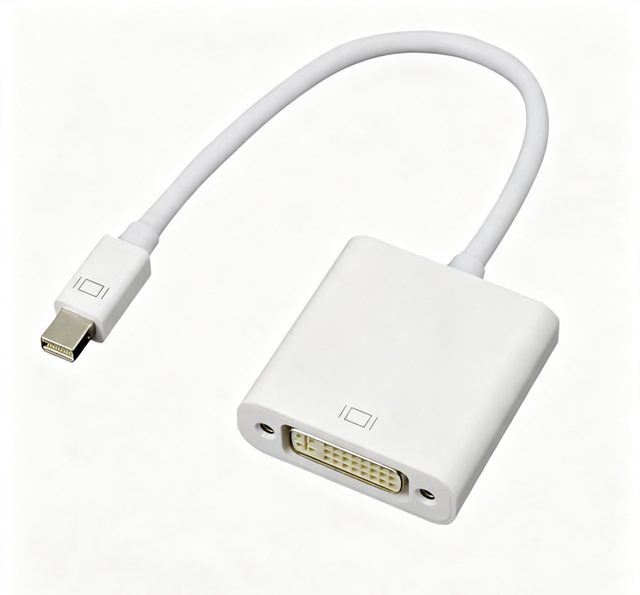 In Stock Wholesale Mini for to DVI Adapter Cable Mini DP to DVI Converter 1080p HWH-ZY145