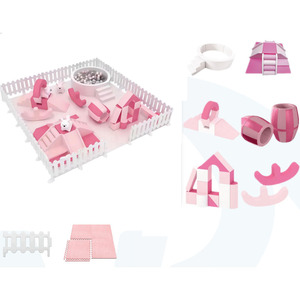 Centro de <span class=keywords><strong>Educación</strong></span> Temprana, Combinación de Escalada y Tobogán Suave, Escalera de Entrenamiento Sensorial para Bebés, Tobogán de Juguete Suave para Interiores - Product Image 4