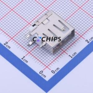 906-262A1012D10200 <b>USB</b> Connector Through hole Component (THT) Connector Type-<b>A</b> <b>USB</b> <b>2.0</b> Female Side Insert - Product Image 1