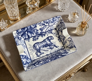 Cenicero de Cigarros de Cerámica de Lujo, Estilo Europeo, Grande y Decorativo, con Diseño de Tigre, para Hogar y Restaurante - Product Image 4