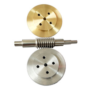 Bánh xe giảm tốc độ lớn bánh xe đơn đôi họng điều kiện mới thành phần bánh răng thép đồng - Product Image 1