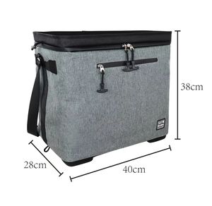 Sac isotherme souple personnalisé avec logo, promotionnel, réutilisable, isolation thermique, vente en gros, non tissé, pour aliments - Product Image 6