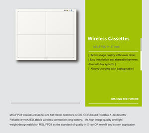 14*17 boyut morf silikon Scintillator CsI taşınabilir kablosuz yüksek çözünürlüklü <span class=keywords><strong>DR</strong></span> dijital X Ray düz Panel dedektör - Product Image 4