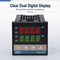 Pengontrol Suhu Digital PID XRKC REX-C100 48*48 K M*DA/V*DA ODM/OEM Termostat Cerdas Industri untuk Mesin Pengemasan