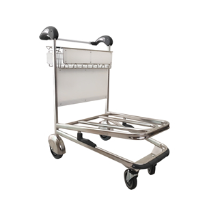 Chariot à bagages robuste avec frein de sécurité pour aéroport, idéal pour les projets aéroportuaires - Product Image 1