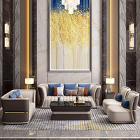 Canapé modulaire de luxe en cuir noir moderne de Dubaï, cadre en bois massif de haute qualité, idéal pour salon, appartement, villa