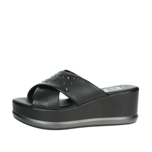 16459 Ciabatte con Zeppa Nere - Product Image 1