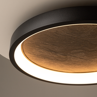 Plafonnier LED moderne en aluminium avec télécommande, CRI 90 élevé, pour salon, salle à manger, chambre, bureau, hall d'entrée, couloir, hôtel