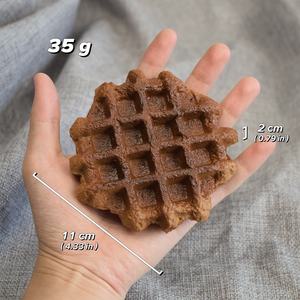 Simulation Modèle Alimentaire Humide Texture Douce Avec Gaufre Belge Couleur Blanche <span class=keywords><strong>Original</strong></span> Chocolat Saveur Ensemble Faux Fête De Mariage - Product Image 3
