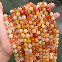 Kelingna Perles de pierres précieuses brutes en spinelle rouge naturelle de haute qualité, facettes de 4 mm, en forme de pièce de monnaie, certifiées GIC, pour bracelet de bijoux DIY