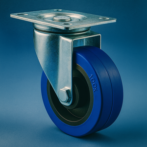 4 Polegada <span class=keywords><strong>5</strong></span> Polegada PU / PVC Silenciosa Giratória & Rodízio Fixo Rodas Móveis Duráveis Gabinete Industrial Trolley Rodas - Product Image 6