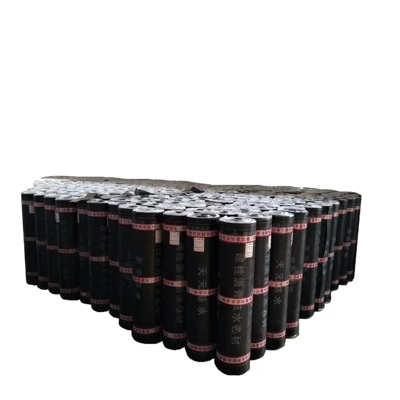 Tapete de poliéster composto para telhados de asfalto modificado autoadesivo para aplicativos de membrana de betume