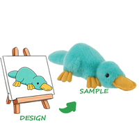 Peluche super douce personnalisable avec sacs, accessoire de fête unisexe