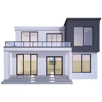 Villas préfabriquées modernes de luxe Maisons préfabriquées de luxe de fabrication chinoise pour chambre à coucher et appartement en vente