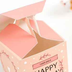 Enveloppe ondulée couleur rose boîte d'emballage cosmétique recyclable grande boîte d'expédition de cadeaux de vêtements avec logo - Product Image 6