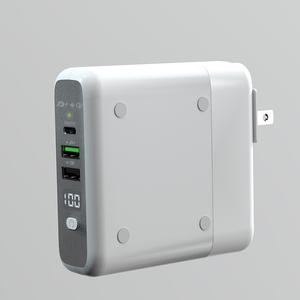 Adaptador de Viaje Inalámbrico Portátil 5 en 1 con Logotipo Personalizado, Cargador con Enchufe AU EU UK de 10000AU para Teléfono, Tipo Eléctrico - Product Image 4