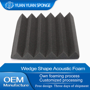 Panneaux d'insonorisation en mousse de studio acoustique Wedge de la plus haute qualité, isolation phonique 30-50dB pour usage de bureau - Product Image 2