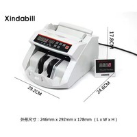 Bureau USD Euro Cash Machine Bill Money Currency Counter et détecter l'argent avec Uv mg Detection Bill Counter