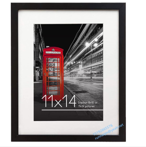 <span class=keywords><strong>Cadre</strong></span> photo mural en bois MDF enveloppé de papier pour la décoration intérieure en 15x20x25x35x40x50x70x100cm avec <span class=keywords><strong>double</strong></span> tapis - Product Image 3