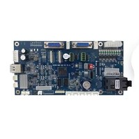 Carte mère d'imprimante à jet d'encre à double port LAN avec dissipateur thermique, carte de contrôle d'imprimante DTF stable 42V pour machine grand format I3200