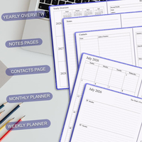 Su Geçirmez Deri Spiral Ciltli A5 CMYK Baskılı Planlayıcı Defter Hediye Kutusu Çevre Dostu Altın Varak Özel Logo Ofis Kullanımı 80