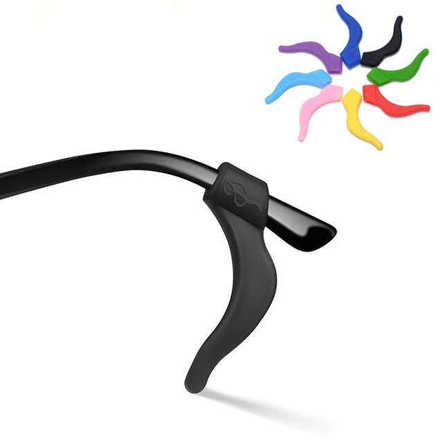 Anti-slip Ear Glasses Holder Upgraded Silicone Ear Grip Eyeglass Soft Glasses Ear Retainer Hooks Accessories Wholesale Low MOQ