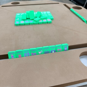 Fichas <span class=keywords><strong>de</strong></span> Mahjong Flotantes <span class=keywords><strong>de</strong></span> EVA, Juego Personalizado Impermeable para 4 Jugadores, Dominó Portátil Resistente a Impactos, Accesorio Flotante para Fiestas en la Piscina - Product Image 4