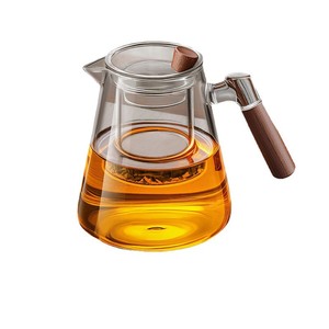 1100ml Moon White Glass Teapot Chá Eagle Chaleira em forma de bico com infusor Pote de chá resistente para chaleira doméstica - Product Image 5