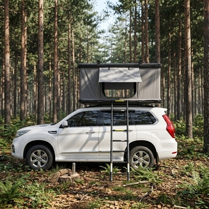 Tenda da Tetto per Auto 4X4 Fuoristrada con Telaio in Alluminio e Guscio Rigido, Tenda per Veicoli da Turismo per Tutte le Stagioni, per Campeggio Familiare - Product Image 2