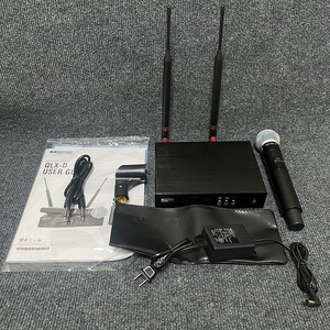 QLXD4 BETA58A <strong>Wireless</strong> <strong>Microphone</strong> <strong>System</strong> Cardioid Metal Handheld 30Hz 15kHz Frequency Response for Stage Performance Live Sound - Product Image 2