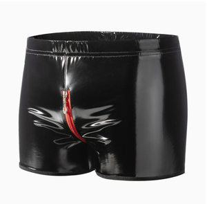 Vêtements sexy noirs pour hommes, combinaison, lingerie, sous-vêtements, fétiche, bondage, combinaison en <span class=keywords><strong>latex</strong></span> pour hommes, pantalon, corset, costumes sexy - Product Image 2