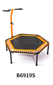 Trampolín Redondo Mini de 50 Pulgadas en Oferta, Trampolín <span class=keywords><strong>Hexagonal</strong></span> para Saltar, Trampolín Octagonal para Ejercicio en Interiores - Product Image 4