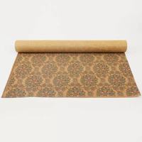 Sac en tissu de liège souple imprimé créatif avec tissu PVC, design rayé pour canapé, personnalisable, en cuir PU, respectueux de l'environnement