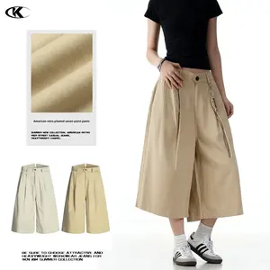 Pantalones de Trabajo Retro Americanos de 11KN, Unisex, de Fibra de Lyocell, Transpirables, Gruesos, Rectos, Simples, de Línea A - Product Image 2