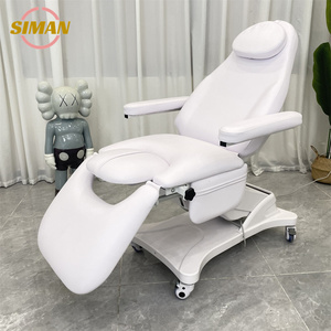 Table de massage pliable <span class=keywords><strong>électrique</strong></span> réglable portable et économique Siman Healthy avec revêtement en cuir synthétique pour utilisation en salon - Product Image 3