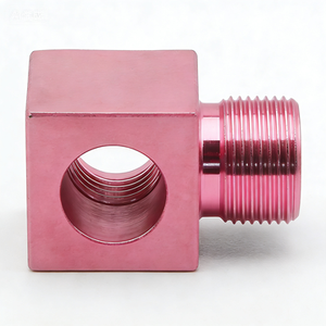 Adaptateur de fluide à angle droit en acier inoxydable à filetage personnalisé, fourni par l'usine pour les conduites pneumatiques et hydrauliques - Product Image 3