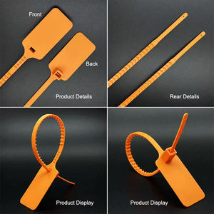 Étiquettes anti-effraction de 300 mm, scellés en plastique anti-remplacement pour vêtements et chaussures, boucles de sécurité pour la garantie de retour - Product Image 4