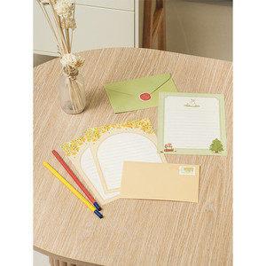 Set di lettere Vintage da 4 confezioni con cornice elegante per prodotti in carta per decorazioni per la casa - Product Image 1