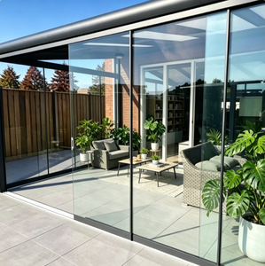 Pergola bioclimatique en aluminium motorisée, pergola extérieure en aluminium, pergola rétractable, auvent imperméable, abri solaire - Product Image 1