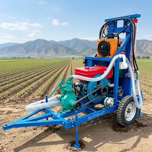 150m 200m profundidade portátil água poço furo perfuratriz fábrica venda direta 30HP motor diesel água poço máquina de perfuração - Product Image 2