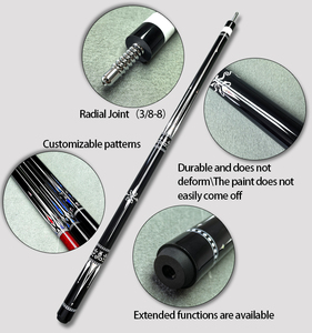 Cục cơ bi-a cao cấp với cán làm bằng sợi carbon, khớp Predator |   Nhà máy bán hàng với dịch vụ tùy chỉnh được cung cấp - Product Image 5