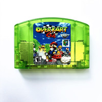 Jeux rétro pour N64, cartouche Kart Hack, Amped up 64 et Over Kart 64, version NTSC
